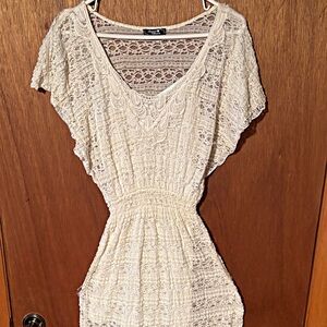 Cream Lace Dress